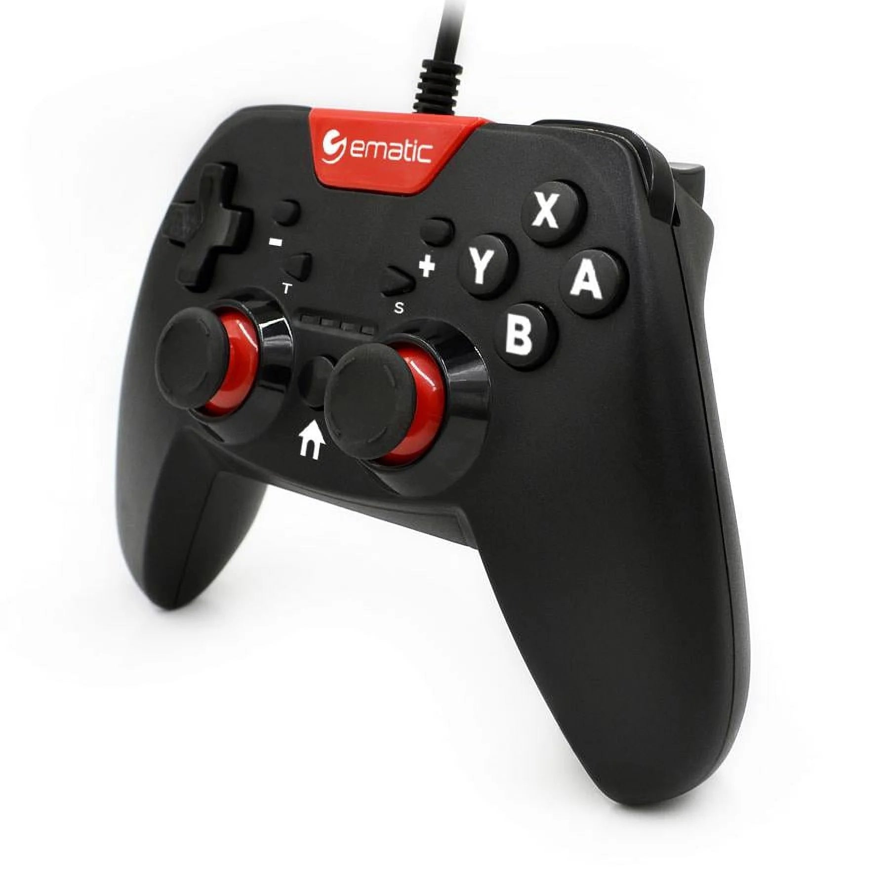 Ematic NSWC012W Nintendo Switch Wired Controller (Black) - New Video Games & Consoles - DailySale