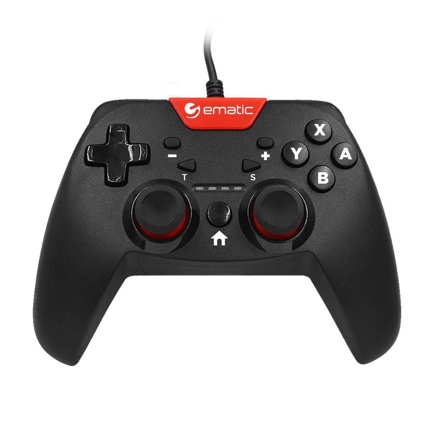 Ematic NSWC012W Nintendo Switch Wired Controller (Black) - New Video Games & Consoles - DailySale