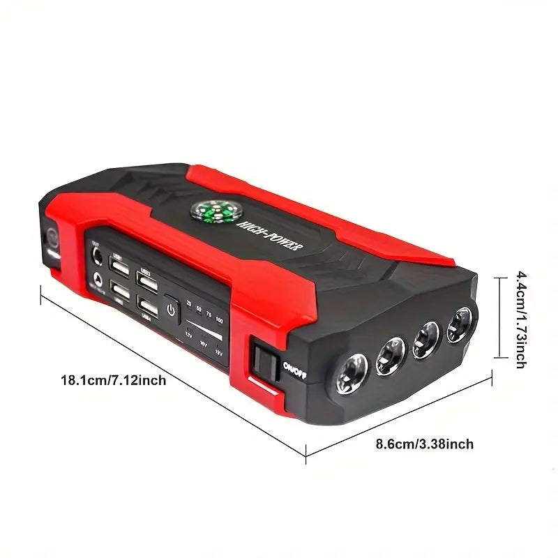 Emergency Car Starter Battery Power Supply 5000A Automotive - DailySale