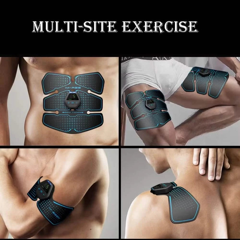 EMS Muscle Stimulator LCD Screen USB Rechargeable Portable Trainer Fitness - DailySale