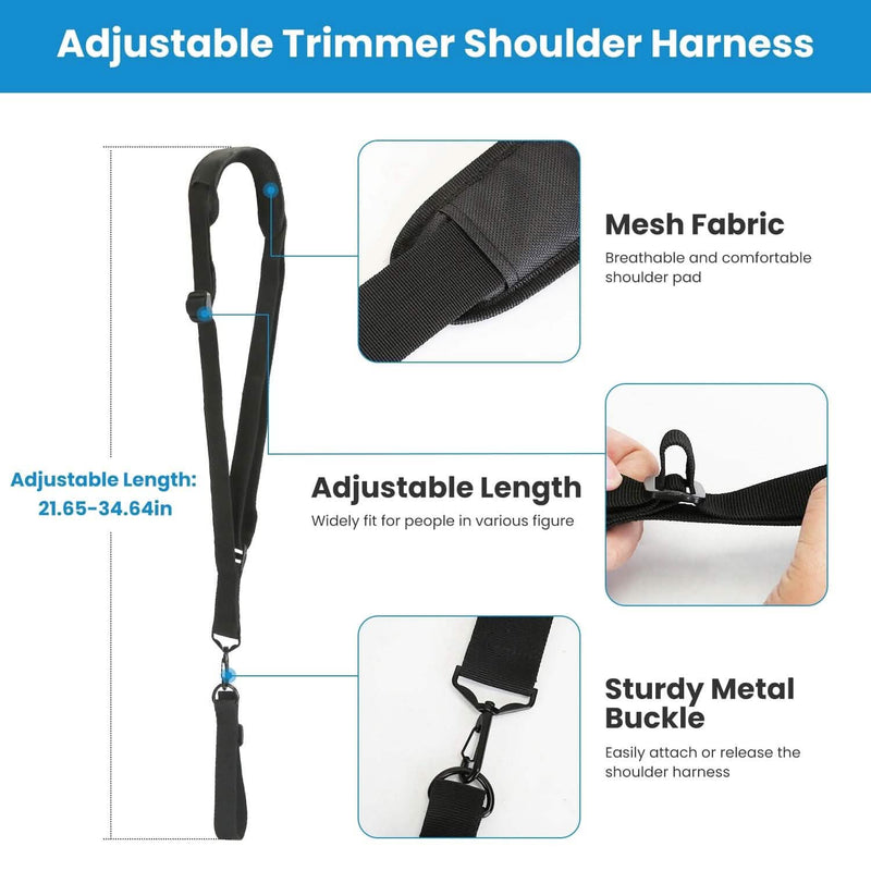 Ergonomic Trimmer Handle Grip with Shoulder Strap Garden & Patio - DailySale