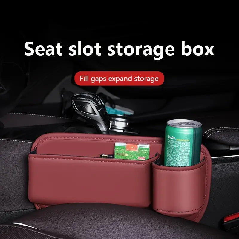 Expandable Car Seat Gap Organizer with Cup & Phone Holder Automotive - DailySale