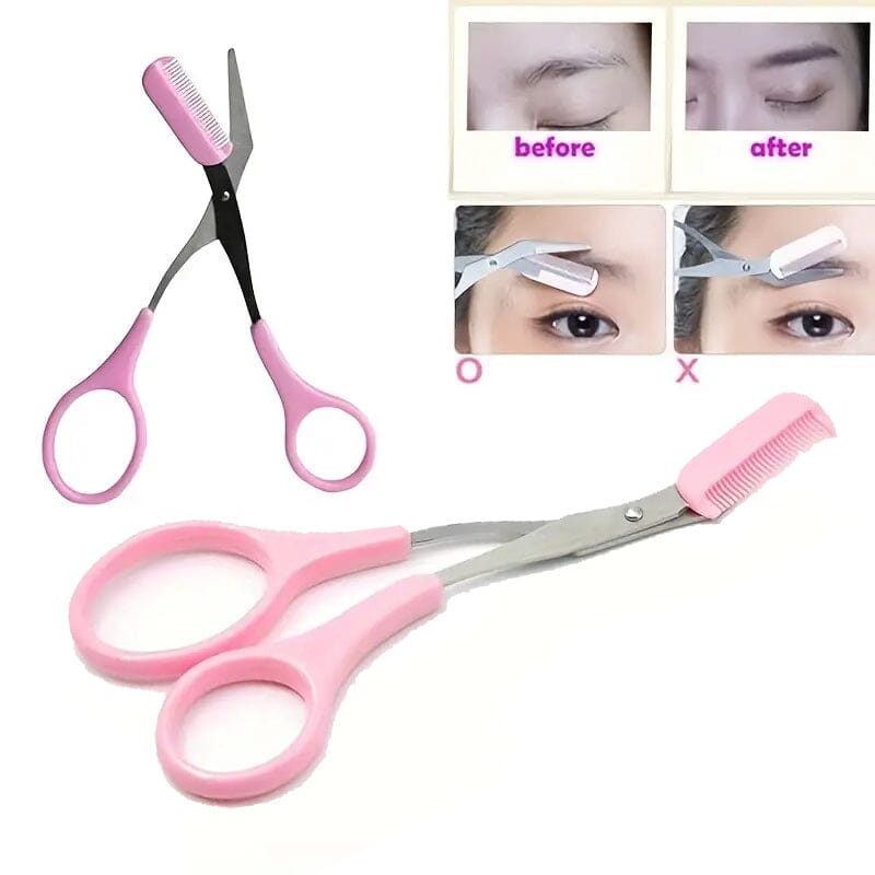 Eyebrow Trimmer Scissor with Comb Beauty & Personal Care - DailySale