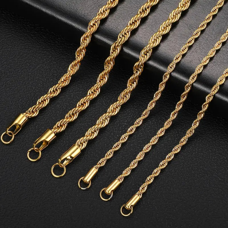 Unisex Rope Chain Necklace