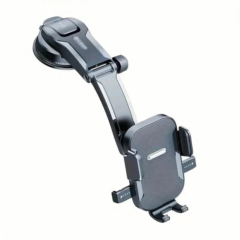 Adjustable Car Phone Holder – Suction Cup Dashboard Mount, Anti-Slip Grip, iPhone & Android