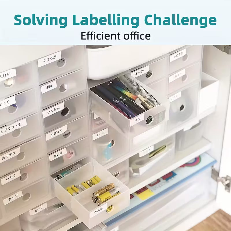 P21 Wireless Thermal Label Maker – Portable USB Printer with Paper Roll, Rechargeable & Ink-Free