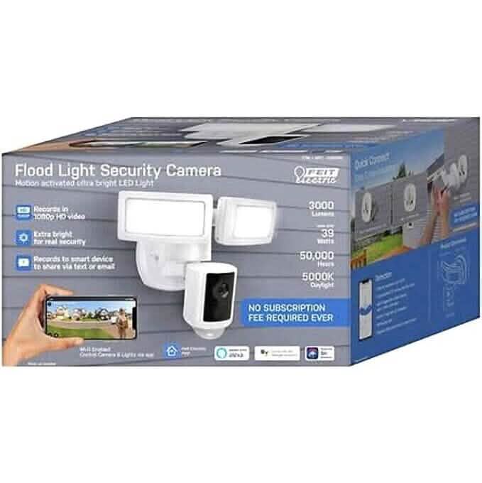 Feit Electric LED 1080P HD Smart Flood Security Light Smart Home & Security - DailySale