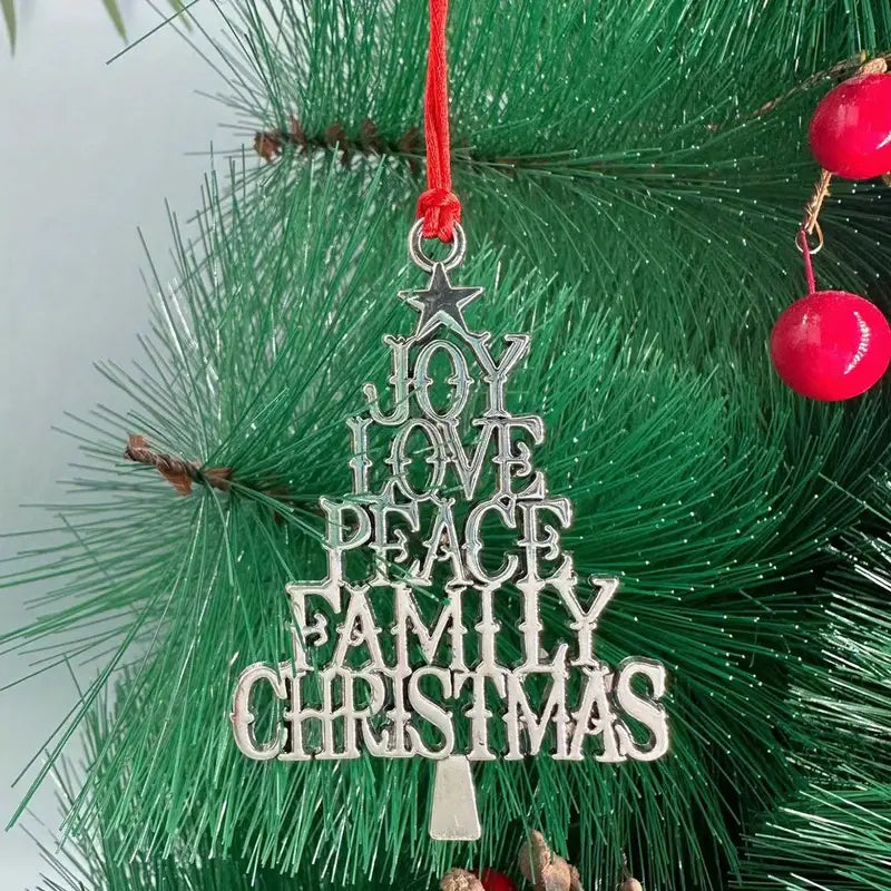 Festive Christmas Tree Pendant - Metal Hanging Ornament for Scene Decor Holiday Decor & Apparel Christmas Tree - DailySale
