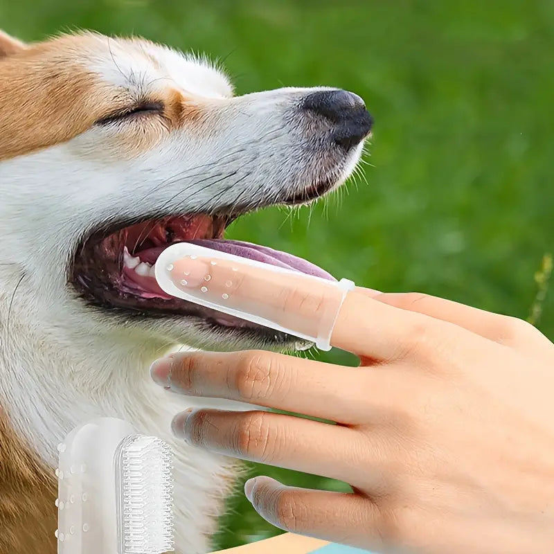 Finger Toothbrush For Dogs and Cats Pet Supplies - DailySale