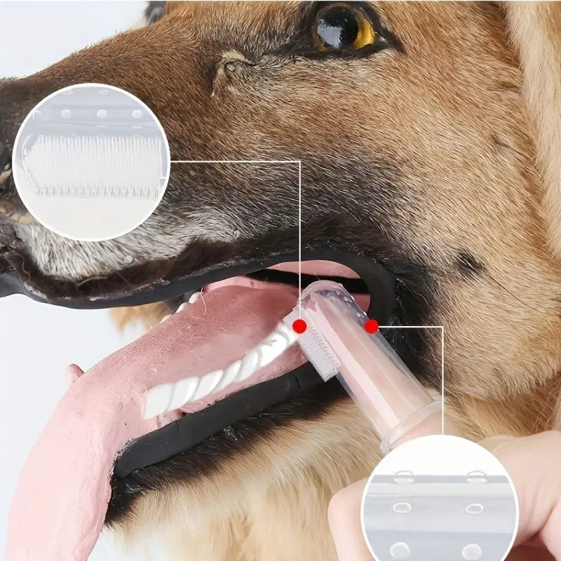 Finger Toothbrush For Dogs and Cats Pet Supplies - DailySale