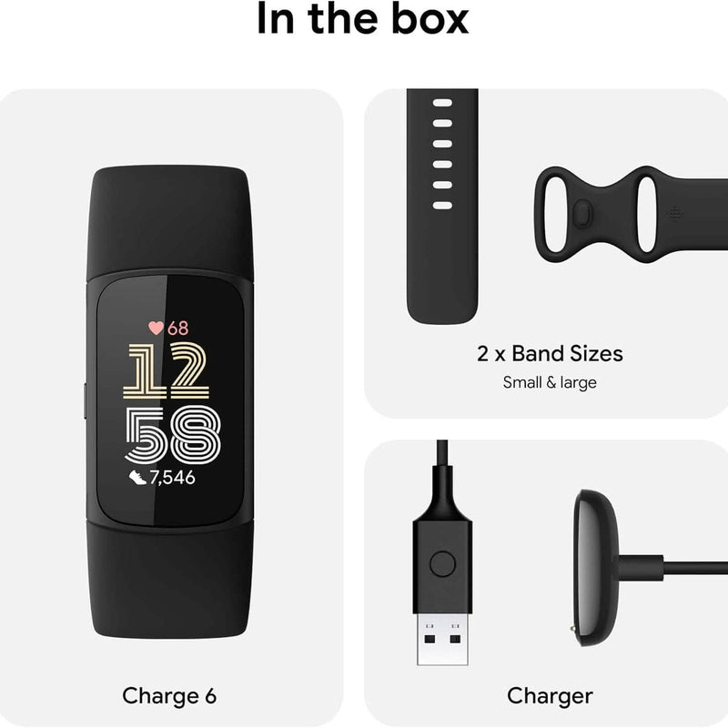 Fitbit Charge 6 Fitness Tracker Smart Watches - DailySale