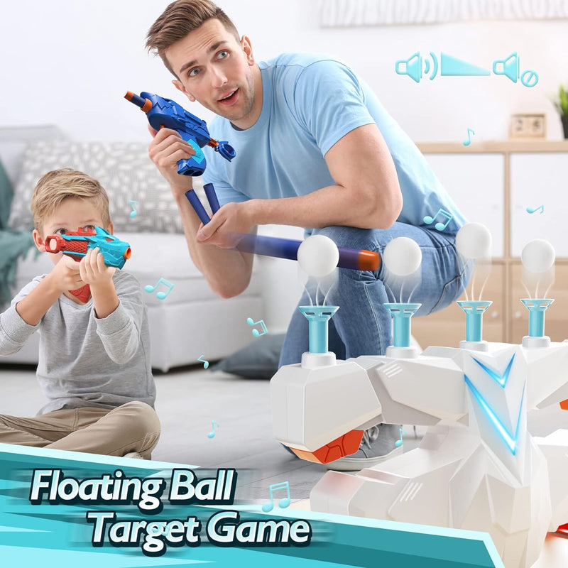 Floating Ball Targets for Kids with 2 Pack Foam Dart Blaster Toy, 5 Flip Targets, 10 Floating Ball Targets and 24 Soft Foam Bullets Toys & Games - DailySale