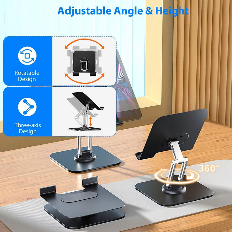 Foldable Adjustable iPad Tablet Stand Mobile Accessories - DailySale