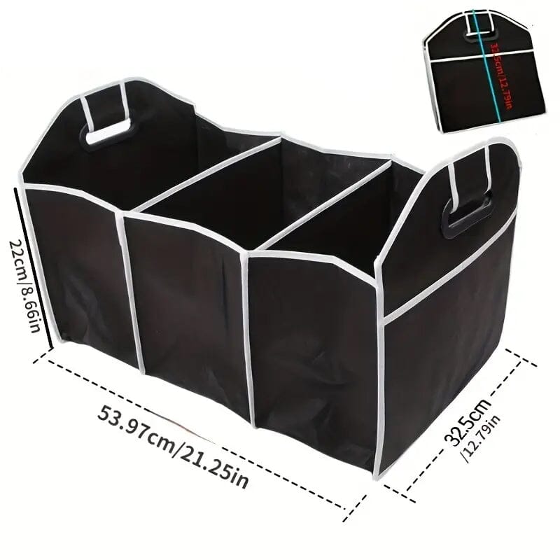 Foldable Canvas Car Trunk Organizer Automotive - DailySale