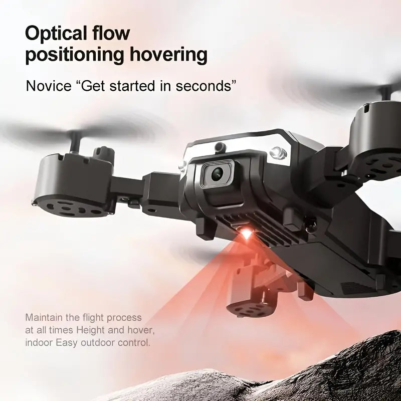 Foldable Quadcopter Mini Drone With Dual Cameras Cameras & Drones - DailySale