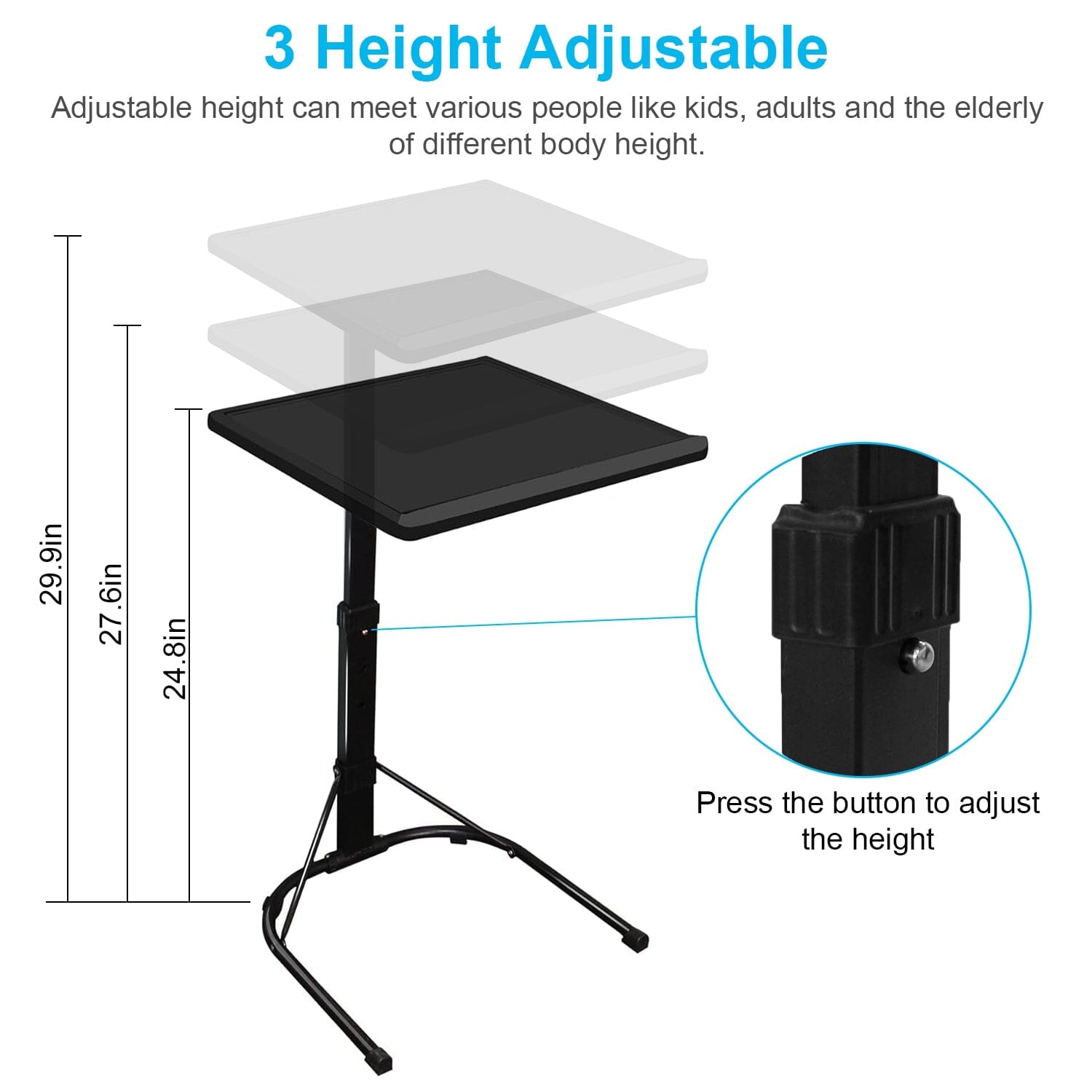 Folding Tray Portable Laptop Desk Computer Accessories - DailySale