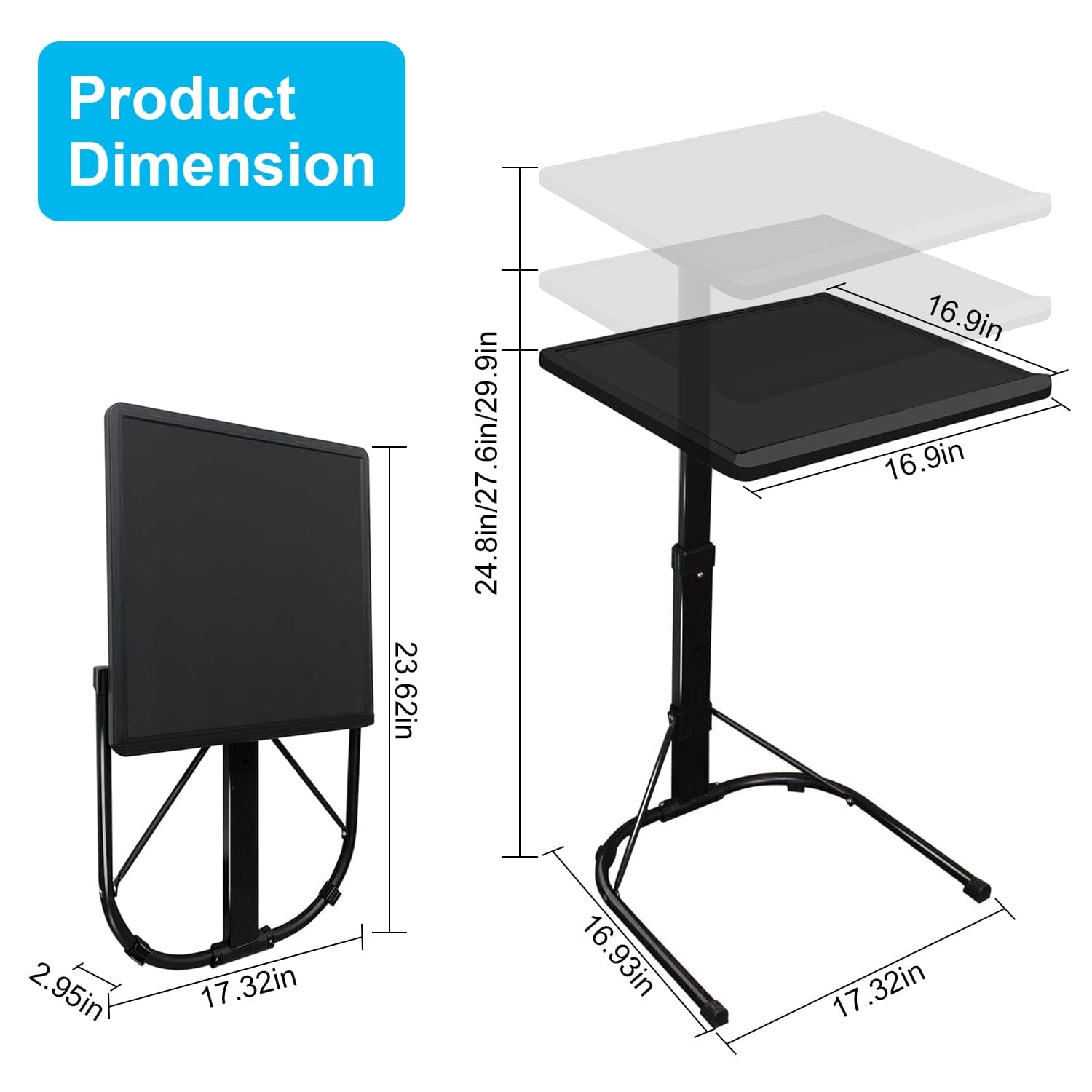 Folding Tray Portable Laptop Desk Computer Accessories - DailySale