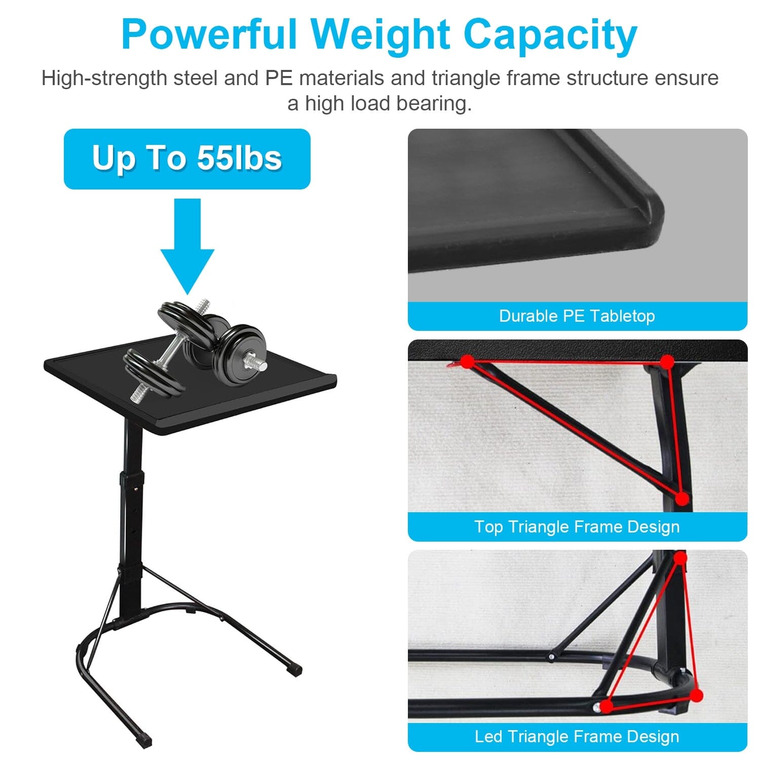 Folding Tray Portable Laptop Desk Computer Accessories - DailySale