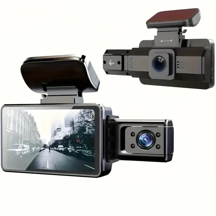 Full HD 1080P Dual Car Dash Cam Night Vision with Front and Inside view Automotive - DailySale