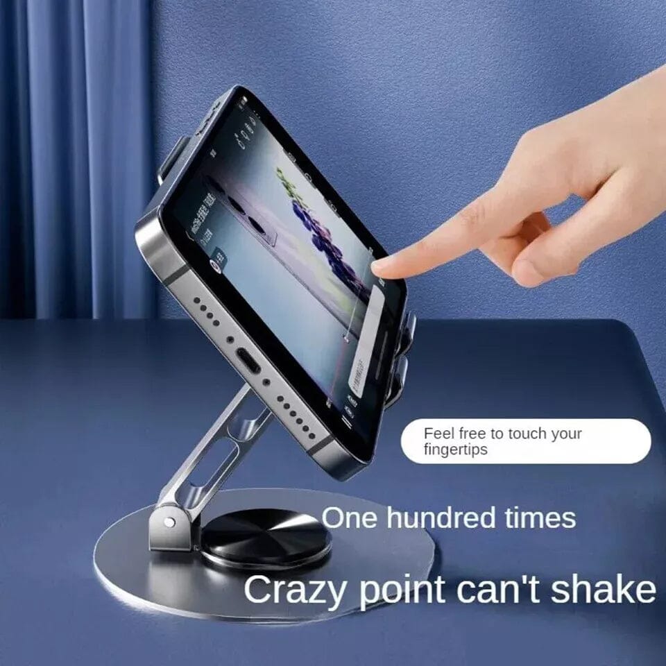 Full Metal 360-Degree Rotating Stress-Relieving Phone and Tablet Universal Stand Mobile Accessories - DailySale