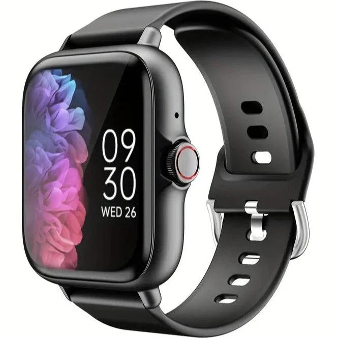 Full Touch Screen Smart Watch with Activity Tracker, Call & Message Functions, Pedometer & More Smart Watches Black - DailySale