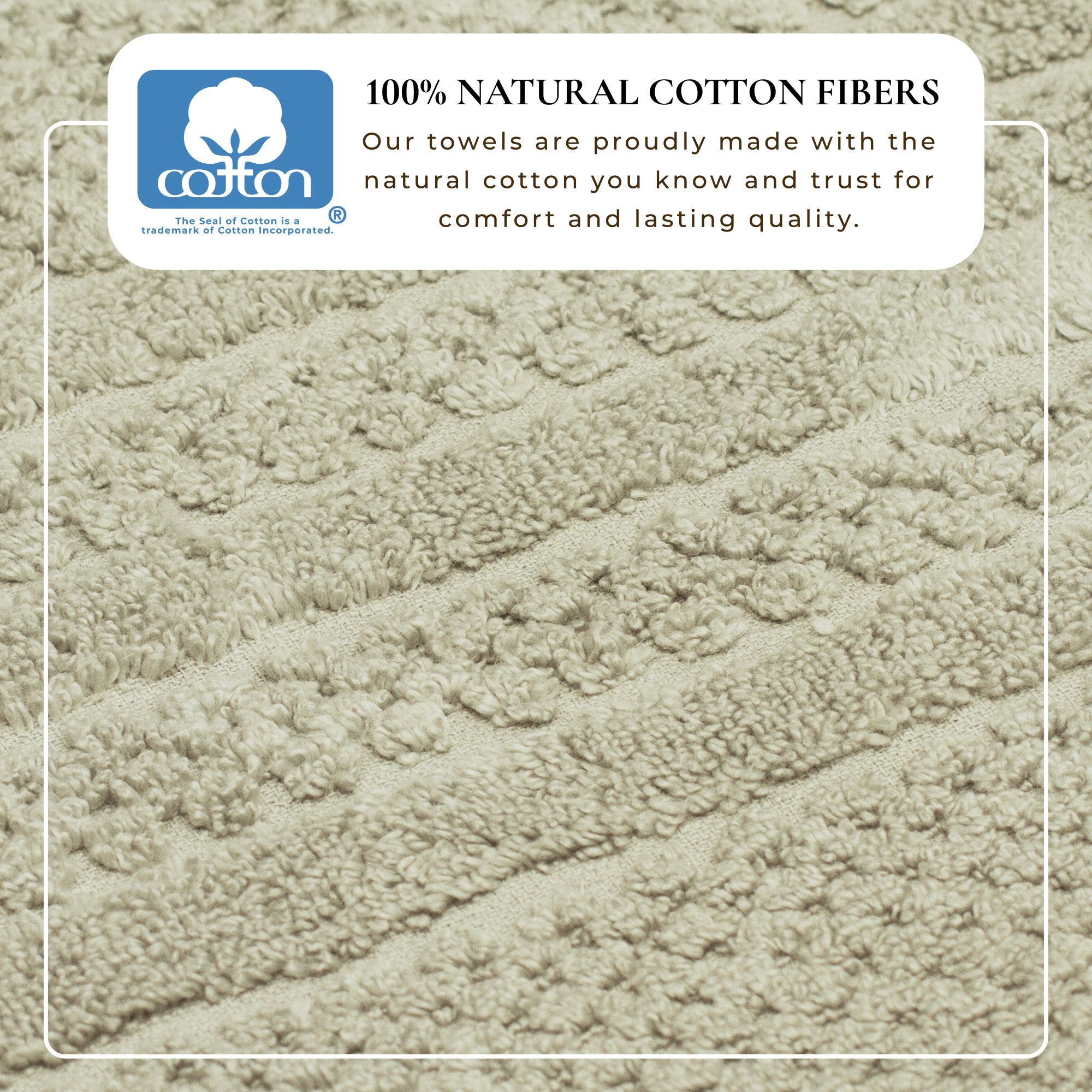 100% Cotton Checkered Jacquard Bath Towel Set - Giuliana Collection