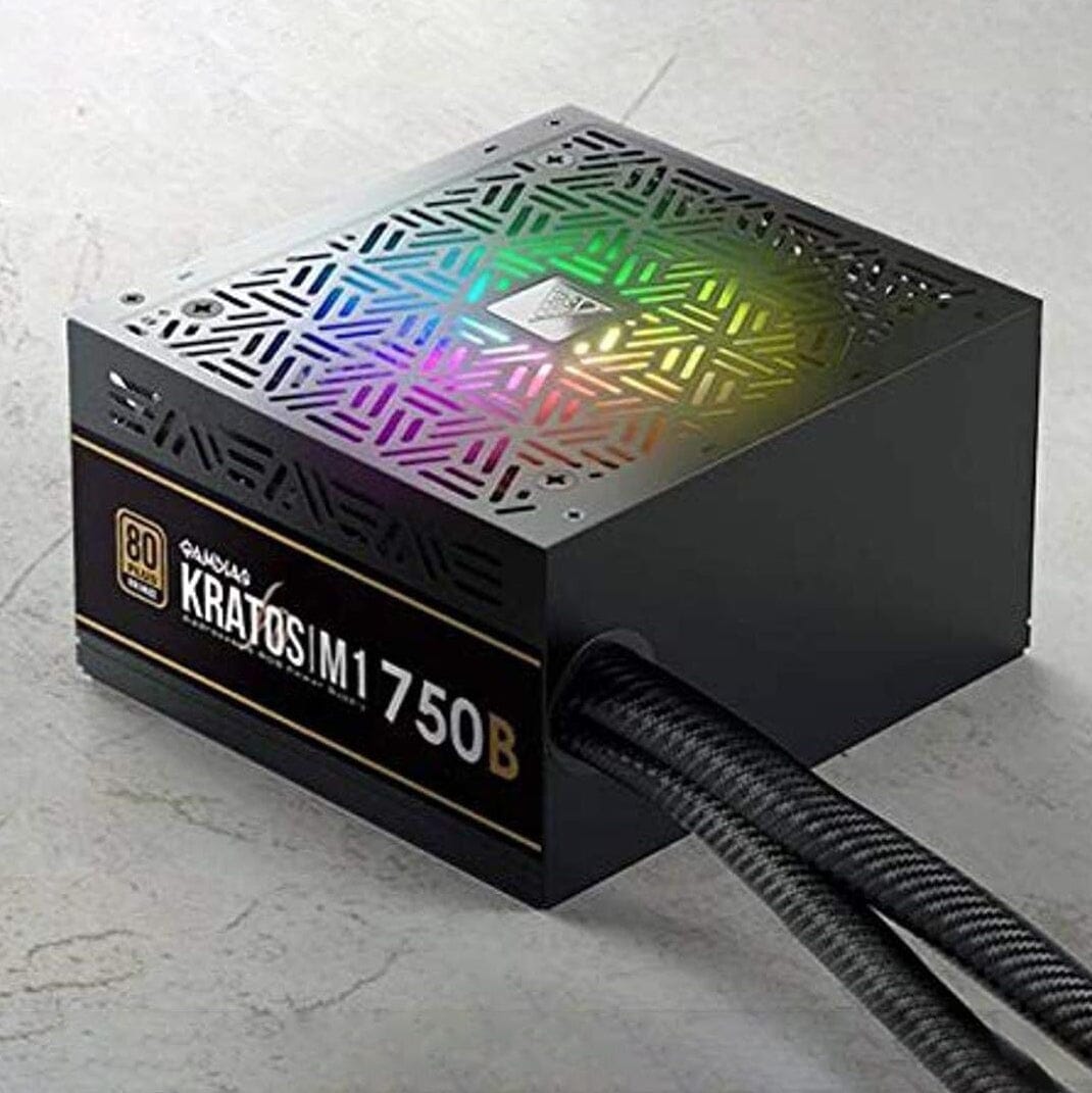 GAMDIAS RGB Gaming PC Power Supply 750W 750 Watt PSU Kratos M1-750B Computer Accessories - DailySale