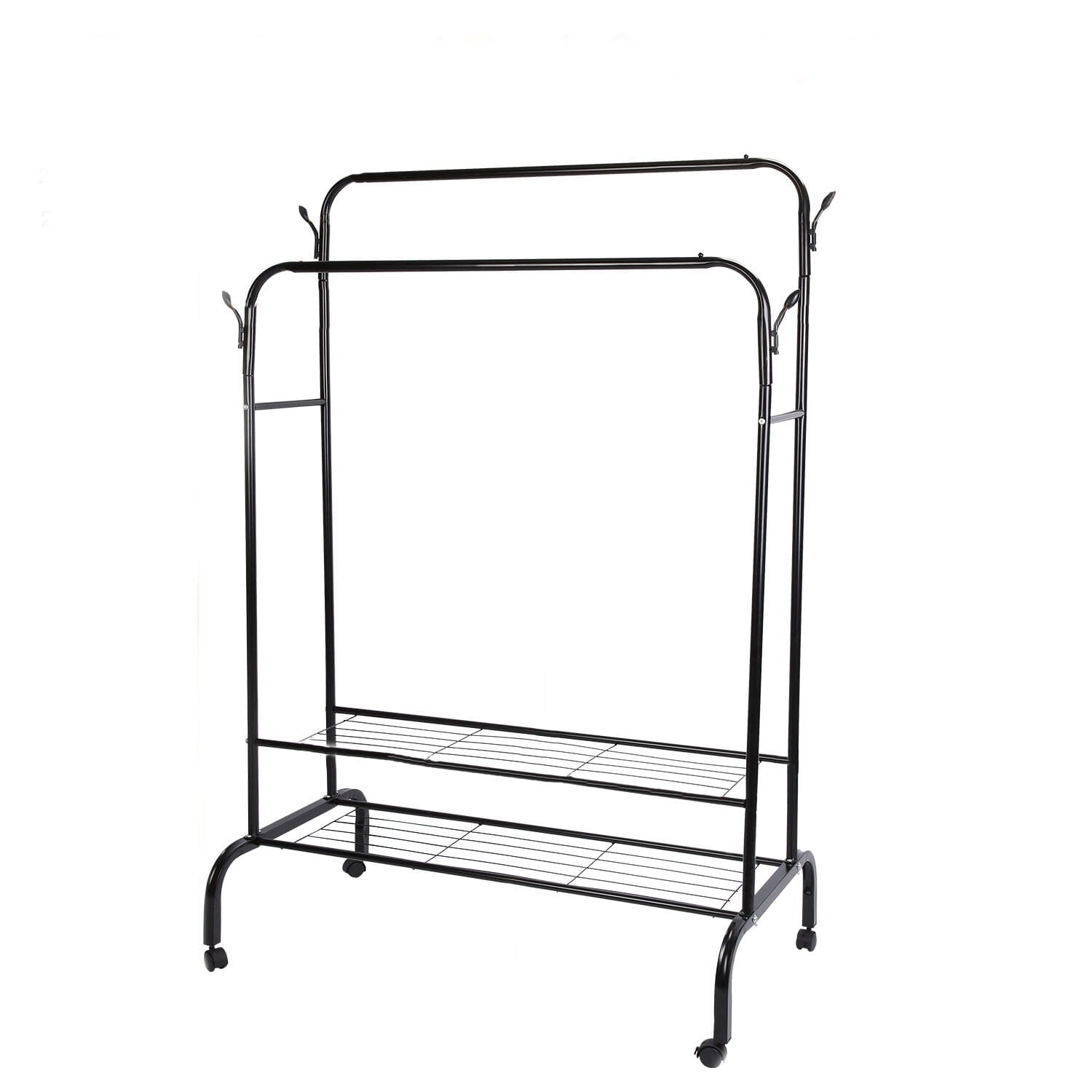 Garment Clothing Hanging Rack Closet & Storage Black - DailySale