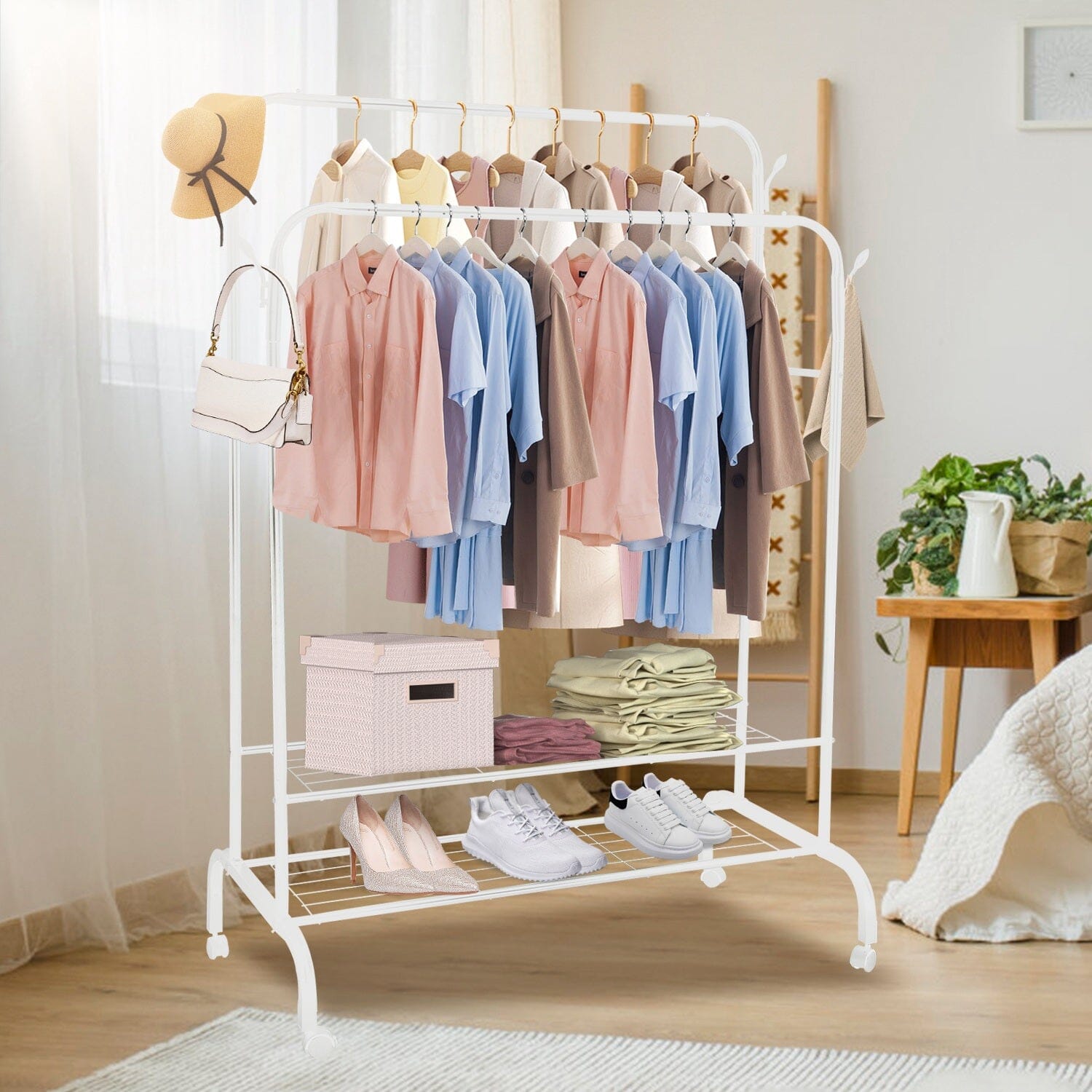 Garment Clothing Hanging Rack Closet & Storage - DailySale