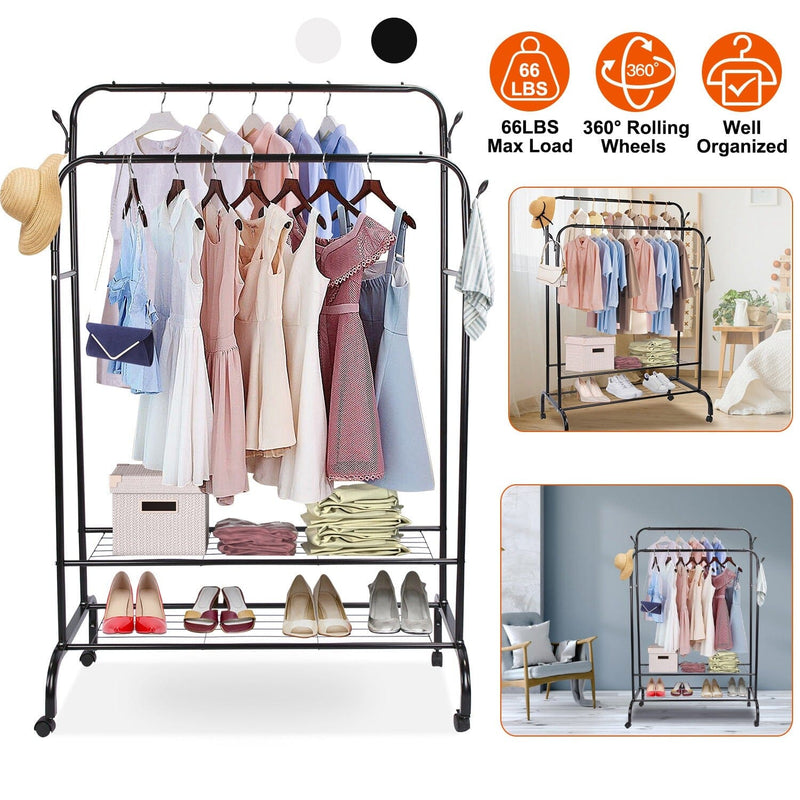 Garment Clothing Hanging Rack Closet & Storage - DailySale