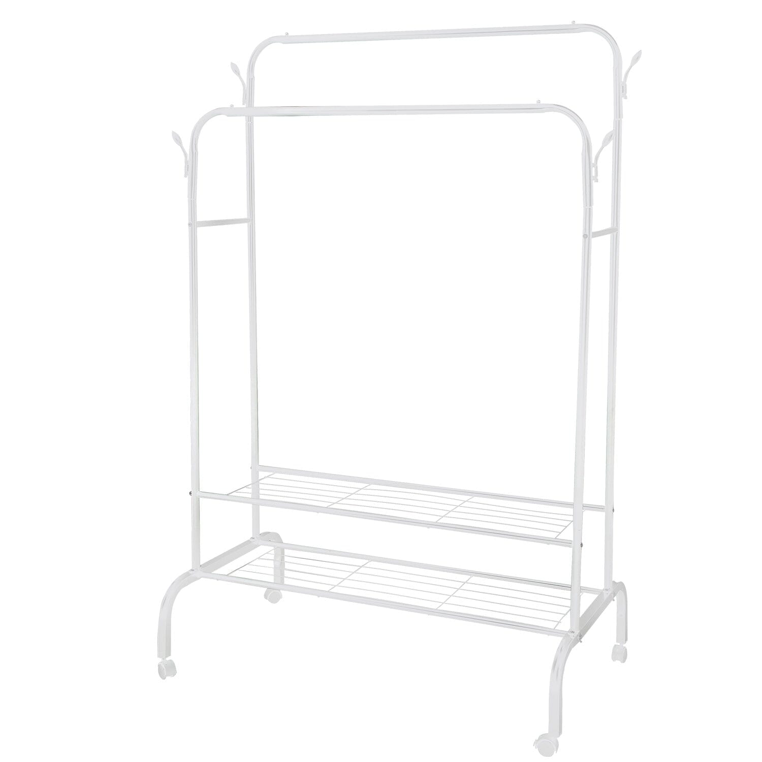 Garment Clothing Hanging Rack Closet & Storage White - DailySale