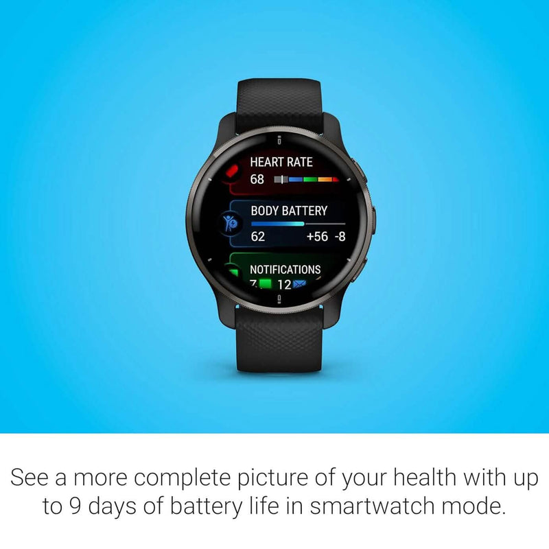 Garmin Venu 2 Plus GPS Smartwatch Smart Watches - DailySale