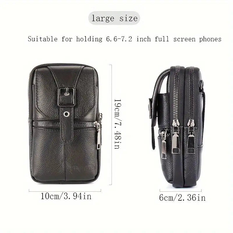 Genuine Leather Multifunctional Cell Phone Bag Bags & Travel - DailySale