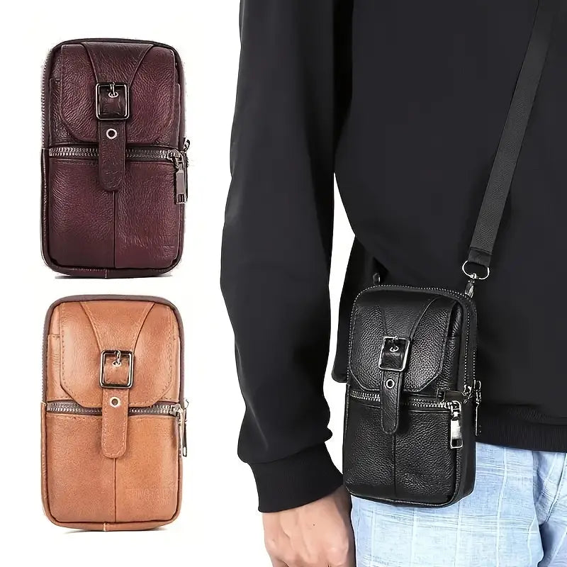 Genuine Leather Multifunctional Cell Phone Bag Bags & Travel - DailySale