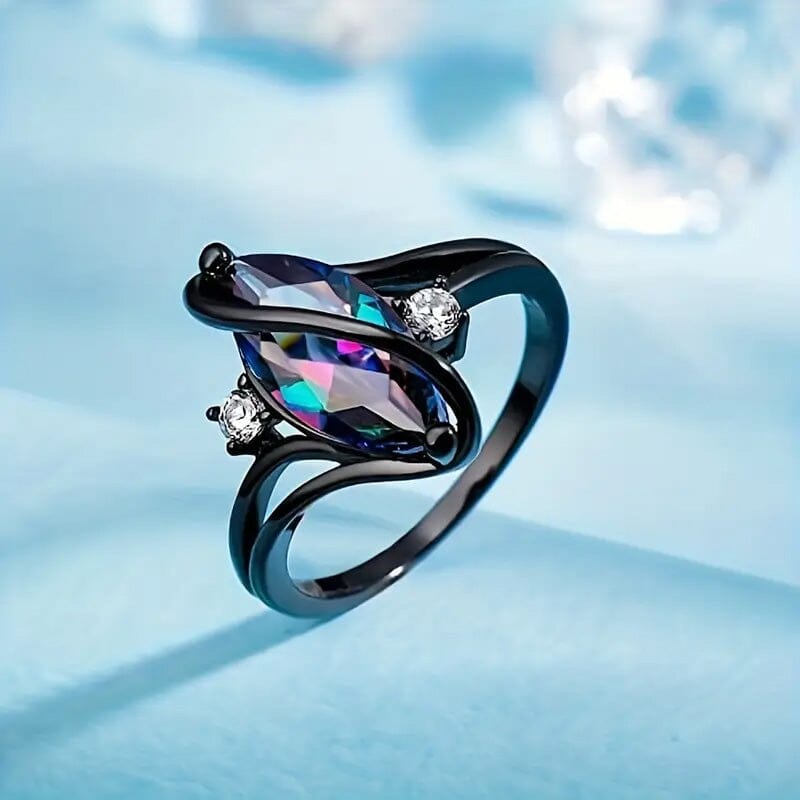 Geometric Zircon Women's Ring Rings 5 - DailySale