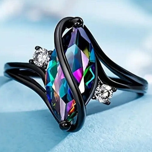 Geometric Zircon Women's Ring Rings - DailySale