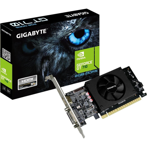 Gigabyte GeForce GT 710 2GB Graphic Cards and Support PCI Express 2.0 X8 Bus Interface (Refurbished) Computer Accessories - DailySale