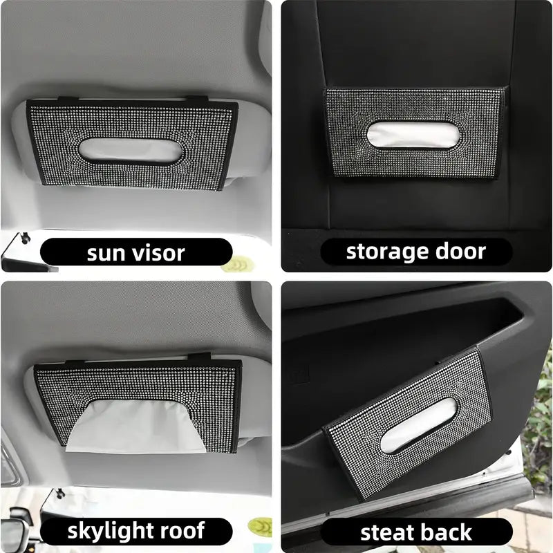 Glitter Sunscreen Tissue Box Automotive - DailySale