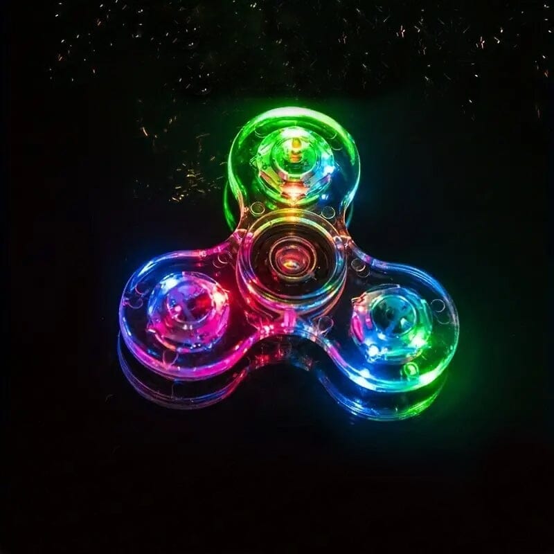 Glow-in-the-Dark LED Fidget Spinner Toys & Games - DailySale