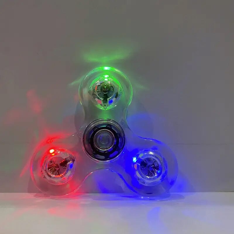 Glow-in-the-Dark LED Fidget Spinner Toys & Games - DailySale