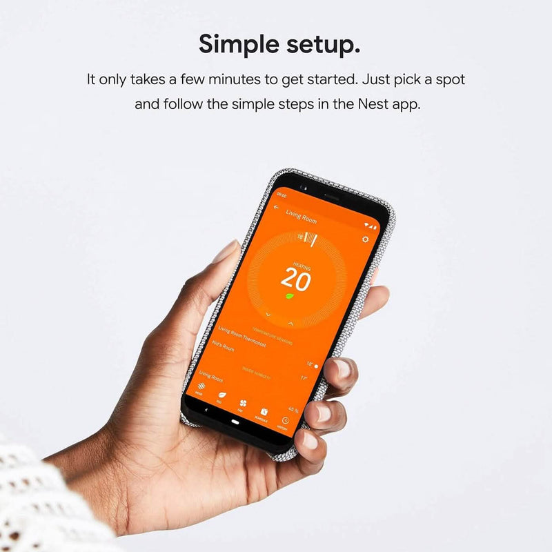 Google Nest Temperature Sensor (Refurbished) Household Appliances - DailySale