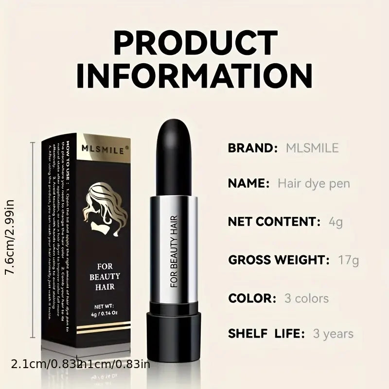 Hair Color Dye Stick, Long-lasting Coverage Of White Grey Hair Beauty & Personal Care - DailySale