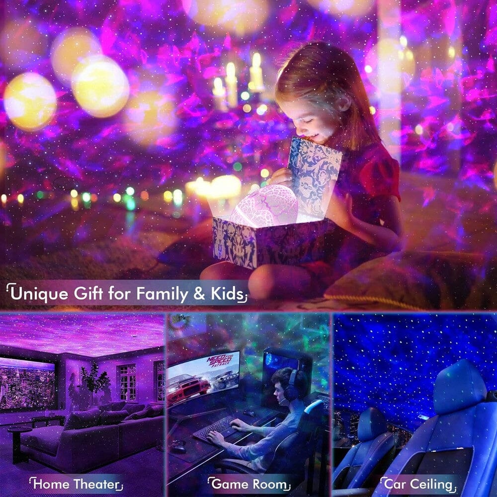 Hakol Star Projector + Bluetooth Speaker Combo for Bedroom Indoor Lighting - DailySale