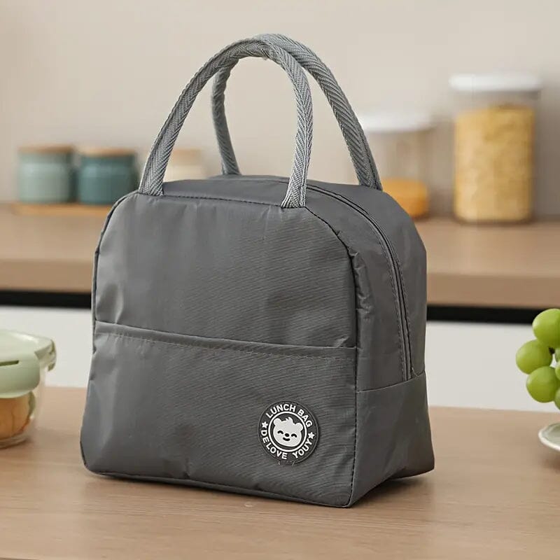 Handheld Lunch Box Insulation Bag Bags & Travel Gray - DailySale