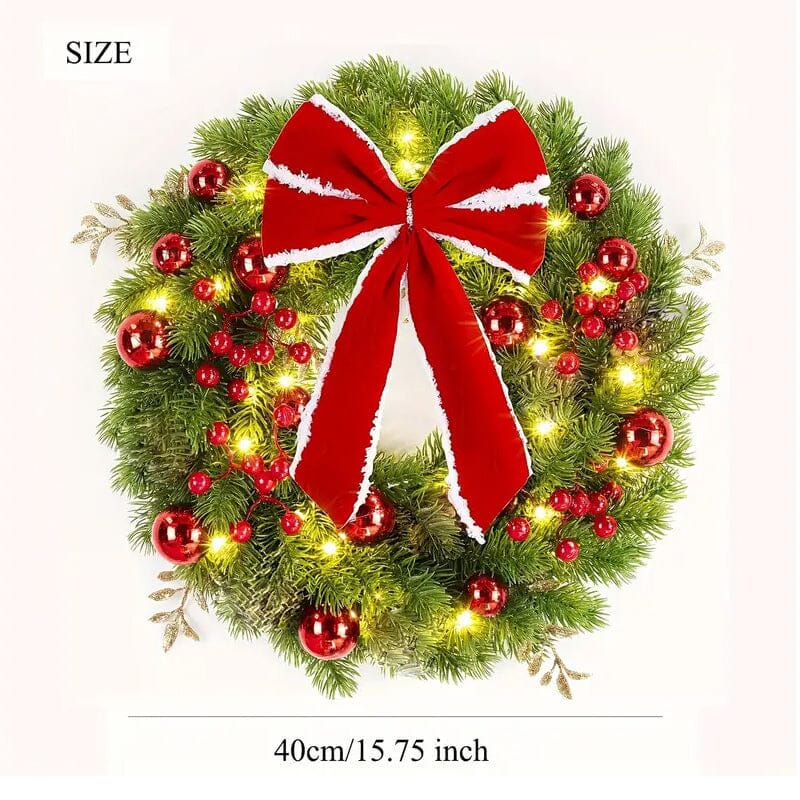 Handmade Christmas Wreath Decor Holiday Decor & Apparel - DailySale