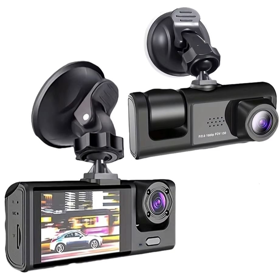 HD 1080P Car Dual Camera with IR Night Vision Loop Recording 2" IPS Screen Automotive - DailySale