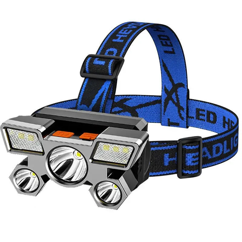 Headlamp With Built In Battery USB Rechargeable Sports & Outdoors - DailySale