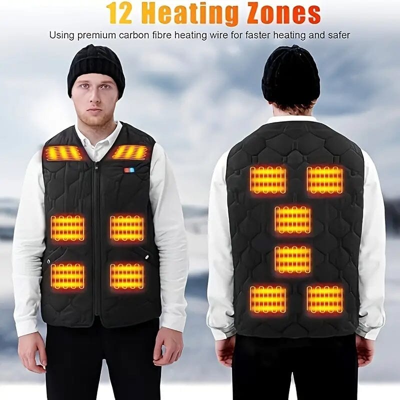 Heated Vest Electric Thermal Warm Jacket Women's Outerwear - DailySale