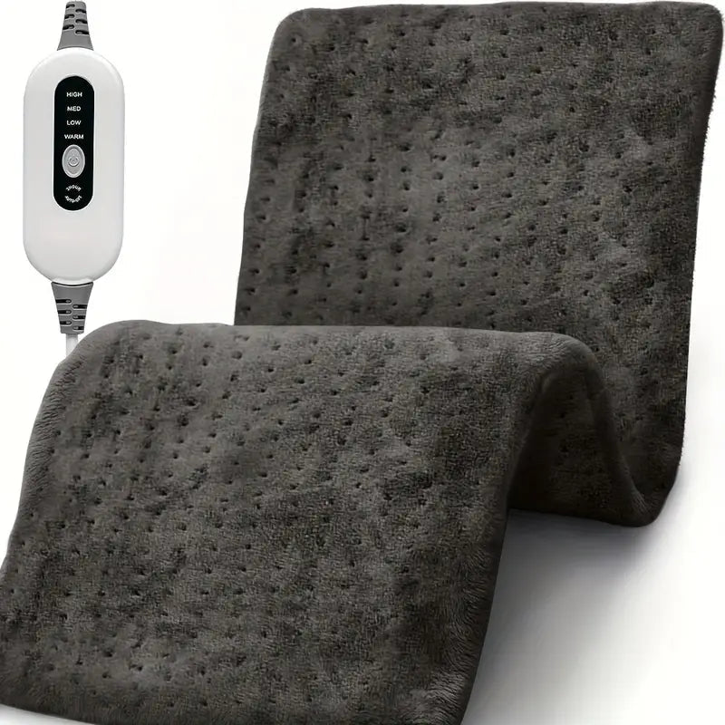 Heating Pad 12x24 Inch Soft Flannel with 4 Heat Levels Up To 150°F and 2-Hour Auto-Off Wellness - DailySale