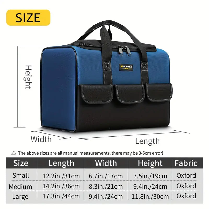 Heavy Duty Tool Bag With Wide Mouth Bags & Travel - DailySale